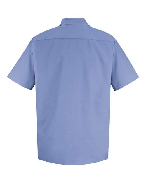 Red Kap Men's Specialized Short Sleeve Pocketless Work Shirt SP26