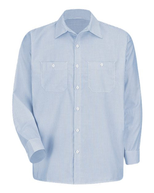 Red Kap Men's Industrial Stripe Work Shirt SL10