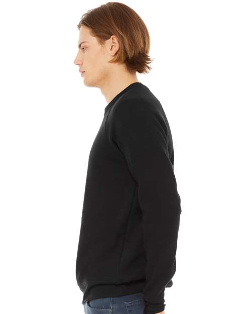 BELLA + CANVAS Unisex Sponge Fleece Raglan Crewneck Sweatshirt 3901
