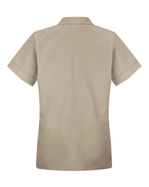 Red Kap Women's Loose Fit Short Sleeve Button Smock TP23