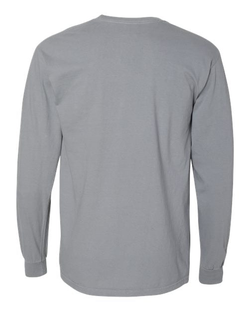 Comfort Colors Unisex Garment-Dyed Heavyweight Long Sleeve Pocket T-Shirt 4410