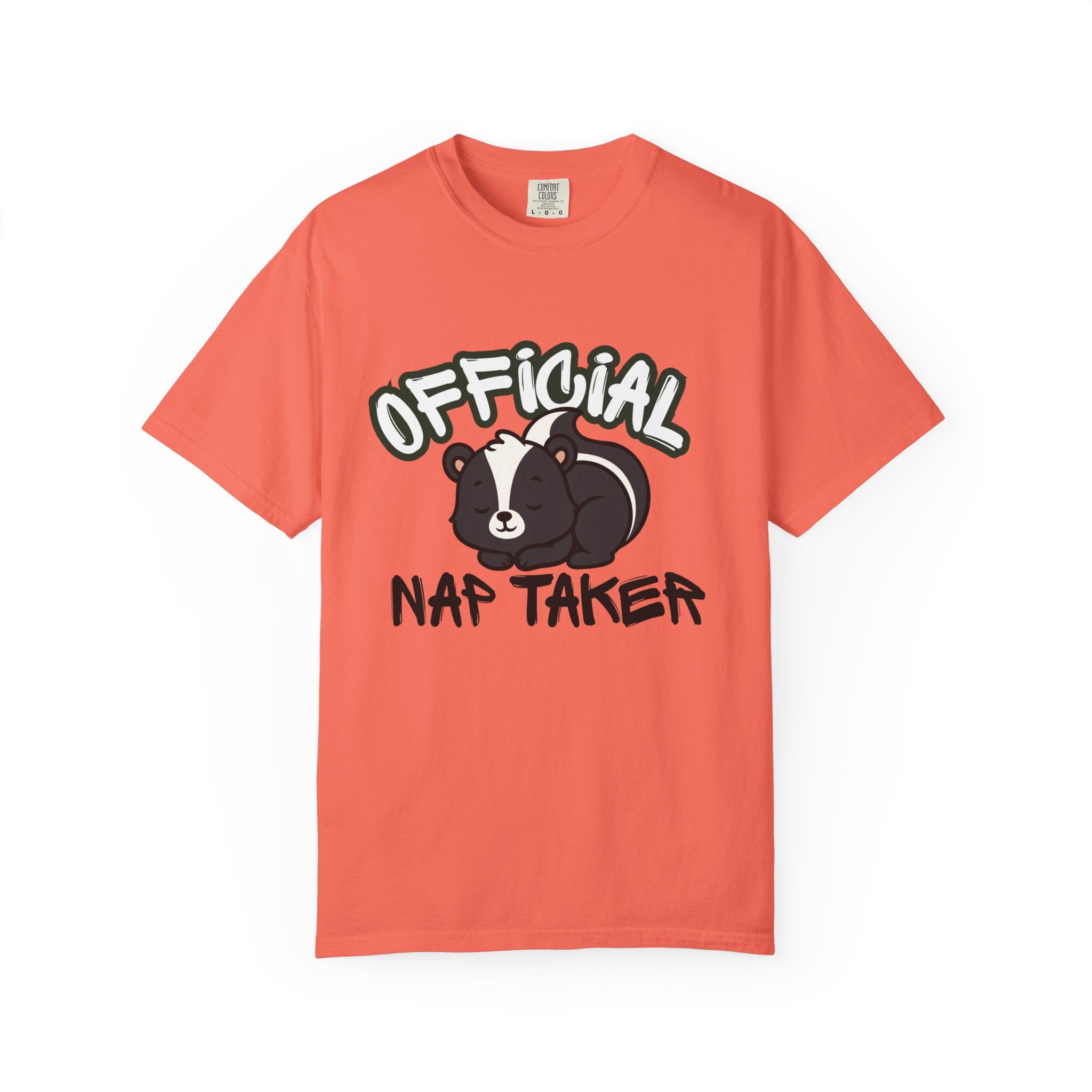 Official Nap Taker T-Shirt | Cute Sleeping Skunk Shirt | Funny Nap Lover Gift