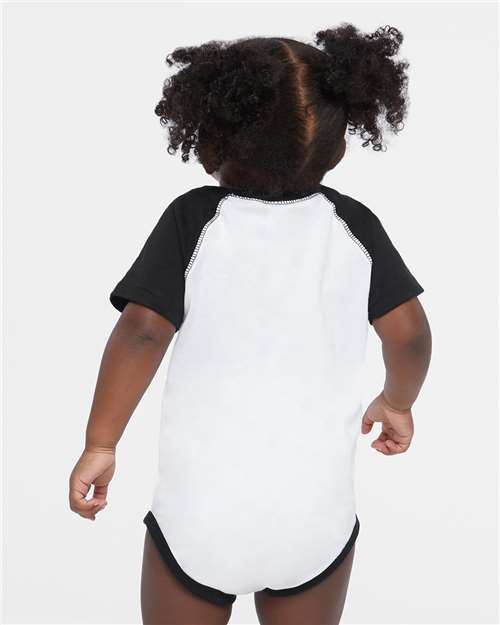 Rabbit Skins Infant Baseball Fine Jersey Bodysuit 4430