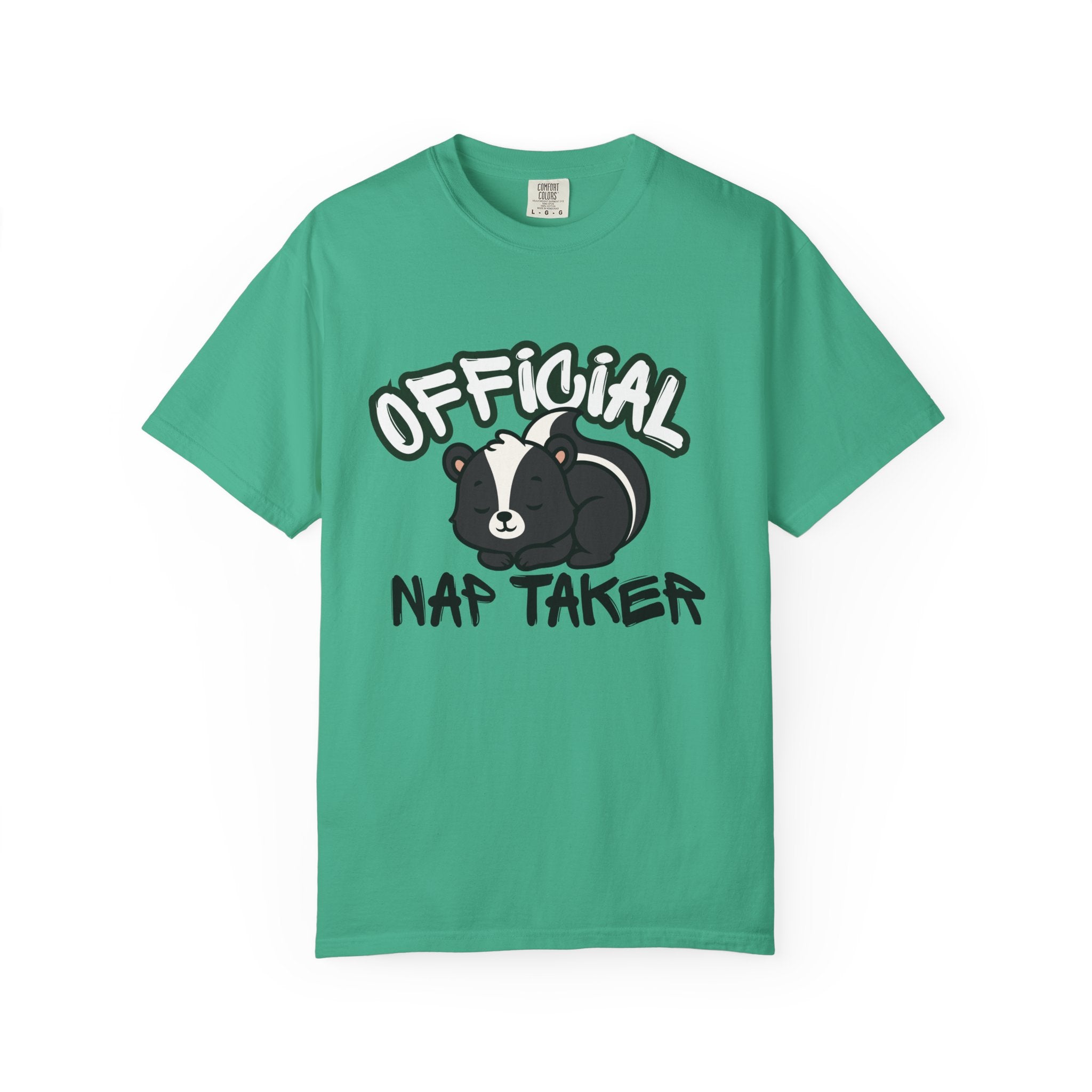 Official Nap Taker T-Shirt | Cute Sleeping Skunk Shirt | Funny Nap Lover Gift