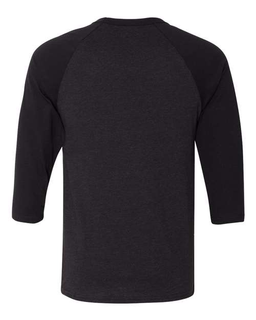 BELLA + CANVAS Unisex Three-Quarter Sleeve Baseball Tee 3200