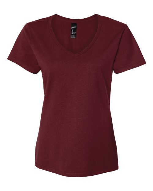 Hanes Women's Perfect-T V-Neck T-Shirt S04V
