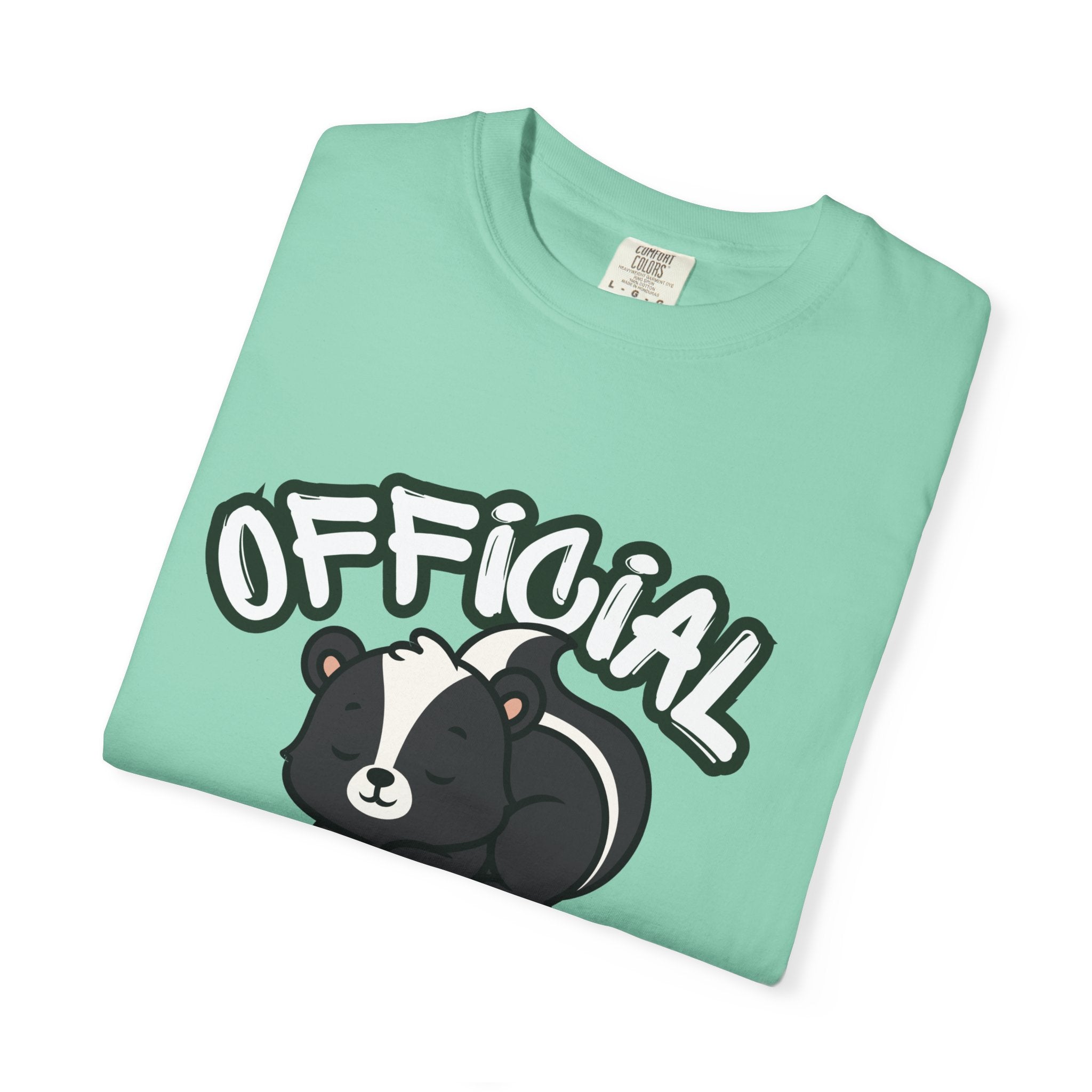 Official Nap Taker T-Shirt | Cute Sleeping Skunk Shirt | Funny Nap Lover Gift