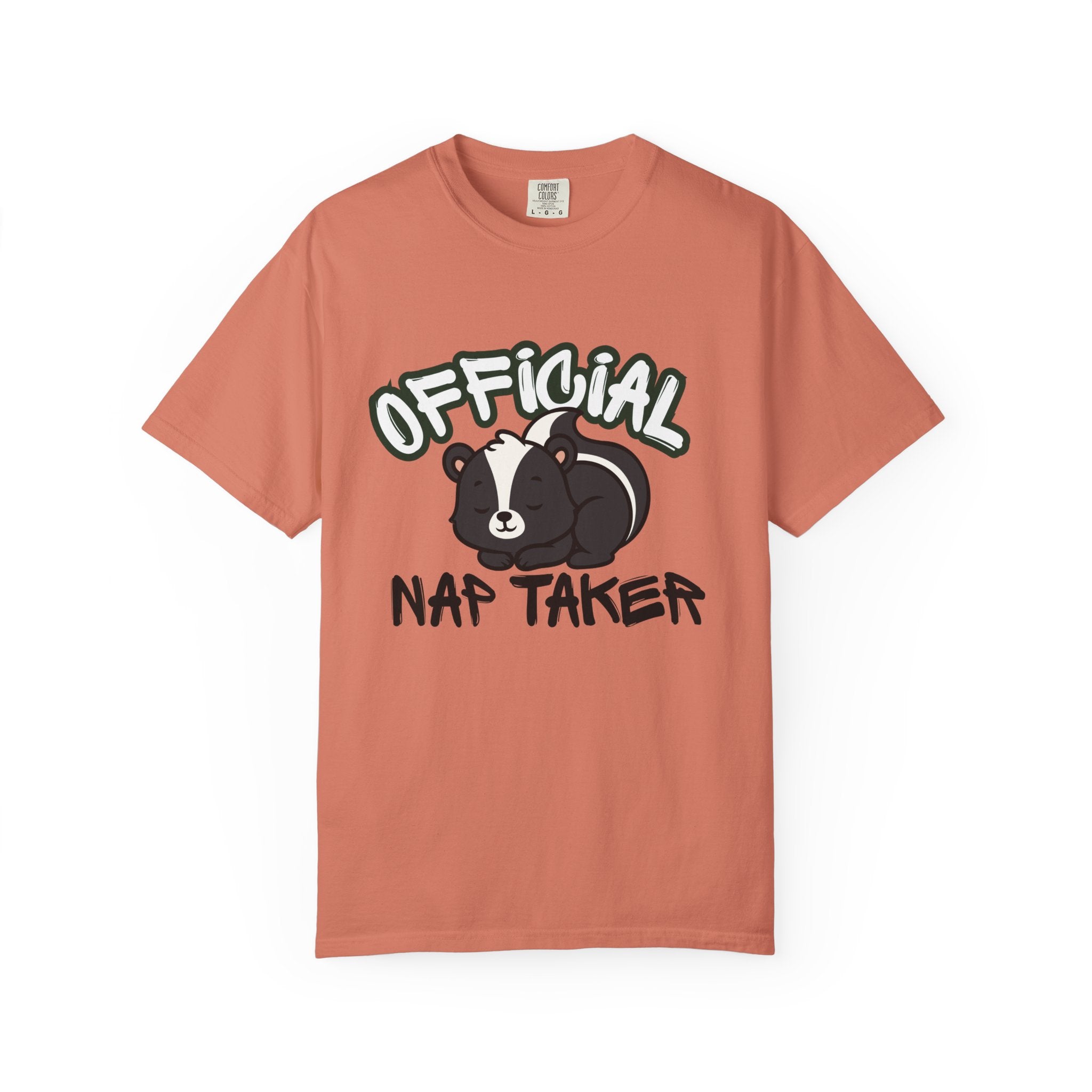 Official Nap Taker T-Shirt | Cute Sleeping Skunk Shirt | Funny Nap Lover Gift
