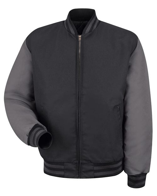 Red Kap Men's Tall Duo-Tone Team Jacket JT40T