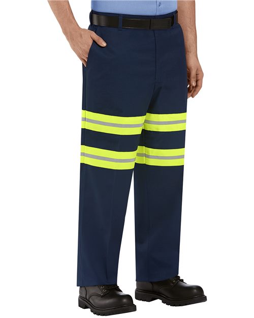 Red Kap Men's Enhanced Visibility Dura-Kap® Industrial Pants PT20E