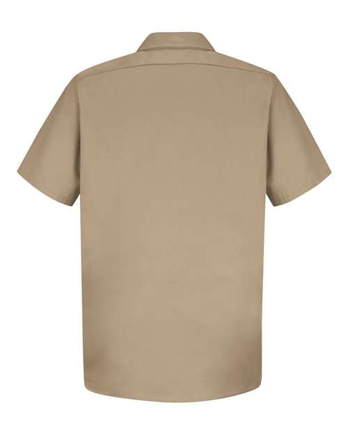 Red Kap Men's Tall Cotton Short Sleeve Uniform Shirt SC40T