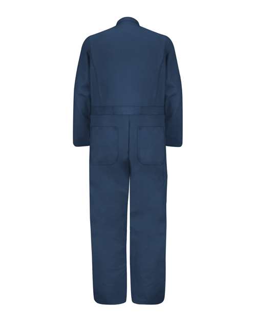 Red Kap Men's Button-Front Cotton Coverall CC16