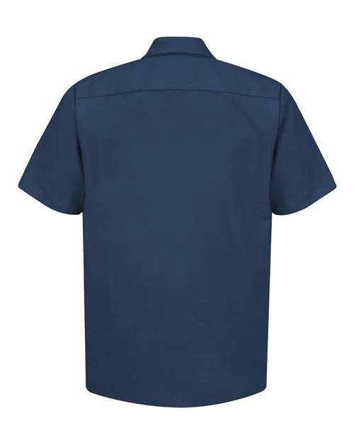 Red Kap Men's Tall Industrial Short Sleeve Work Shirt SP24T