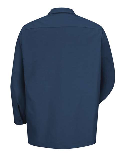 Red Kap Men's Tall Industrial Long Sleeve Work Shirt SP14T