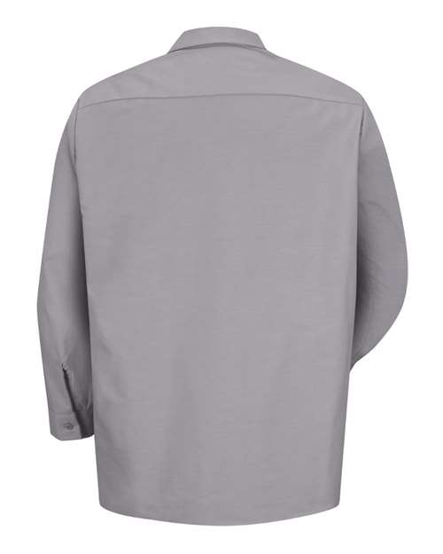 Red Kap Men's Tall Industrial Long Sleeve Work Shirt SP14T