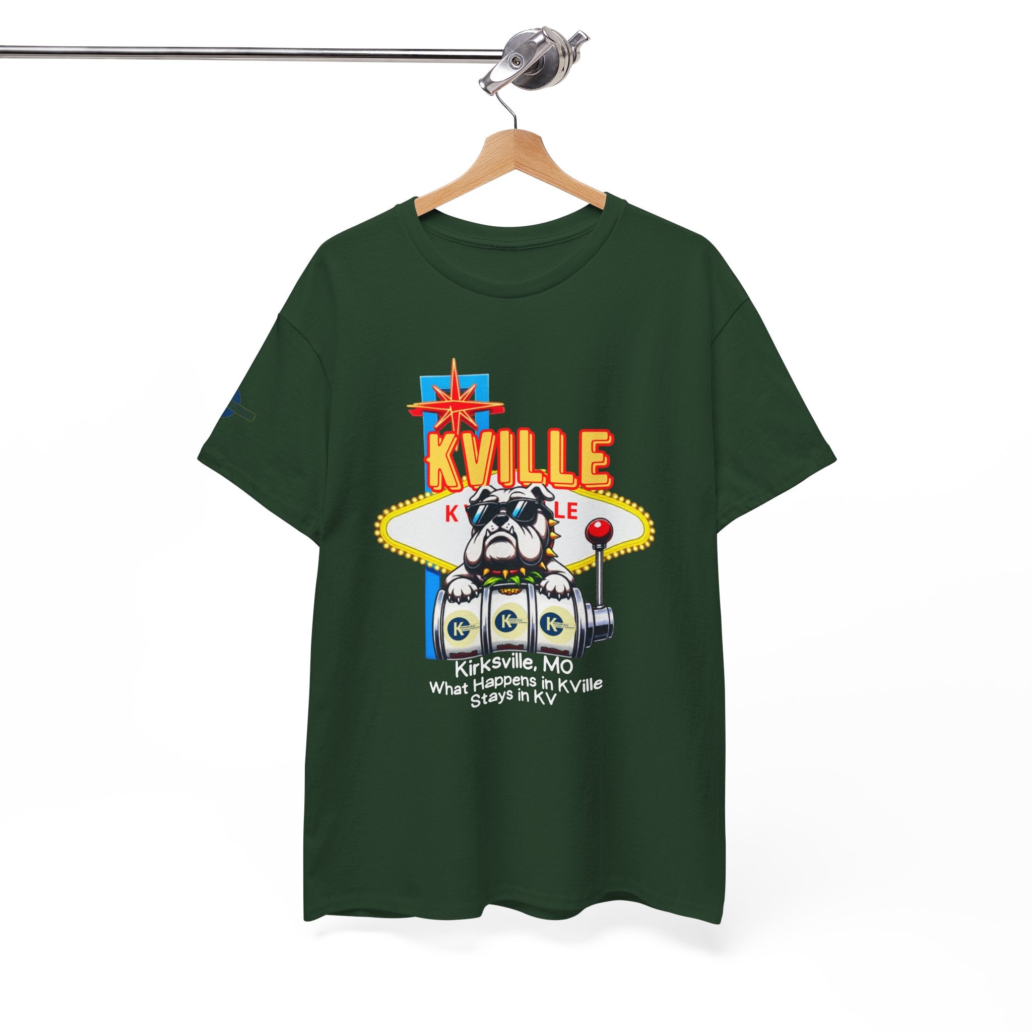 T-Shirt — Kville Retro Casino Slot Machine Graphic Tee