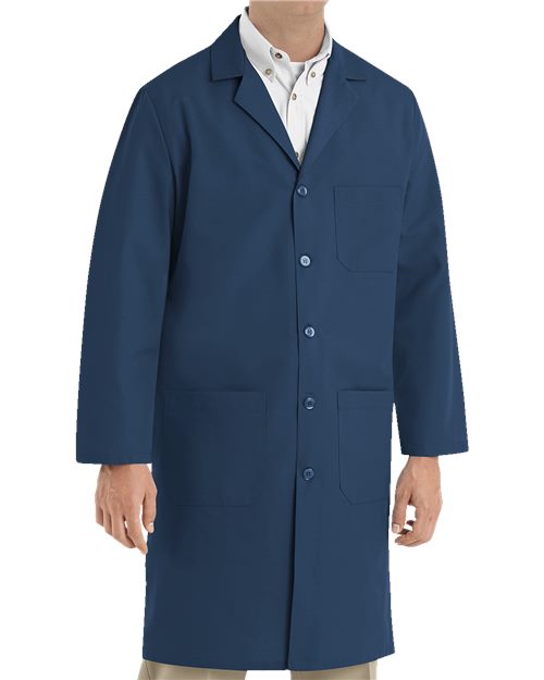 Red Kap Unisex Extended Sizes Button Front Lab Coat KP14EXT