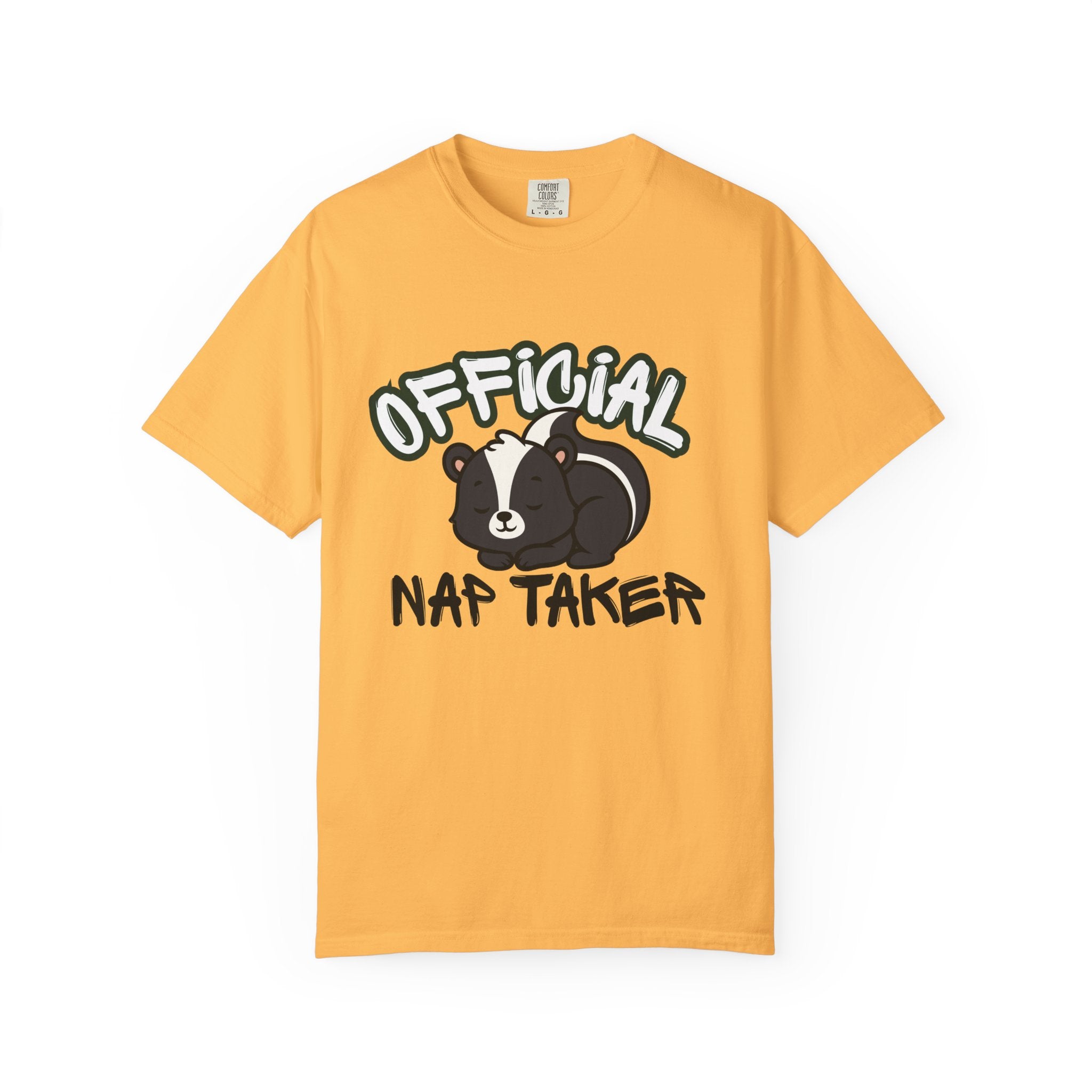 Official Nap Taker T-Shirt | Cute Sleeping Skunk Shirt | Funny Nap Lover Gift