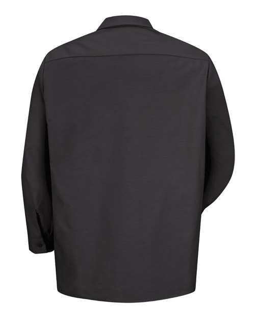 Red Kap Men's Tall Industrial Long Sleeve Work Shirt SP14T