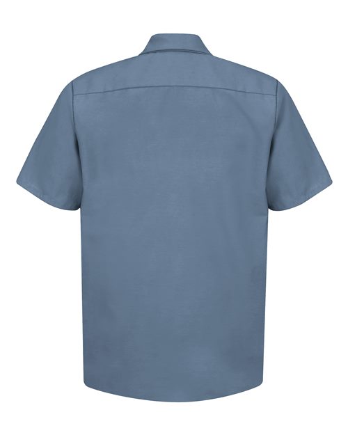 Red Kap Men's Tall Industrial Short Sleeve Work Shirt SP24T