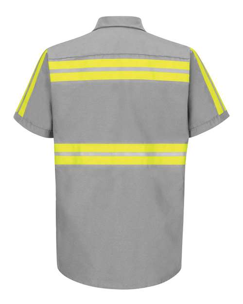 Red Kap Men's Enhanced Visibility Industrial Work Shirt SP24E