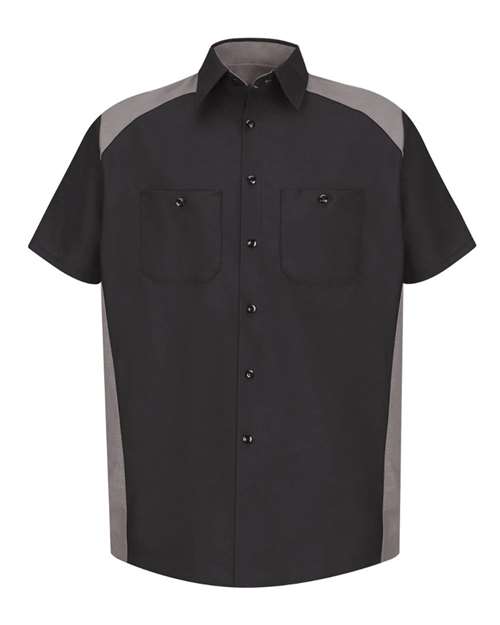 Red Kap Men's Tall Short Sleeve Motorsports Shirt SP28T