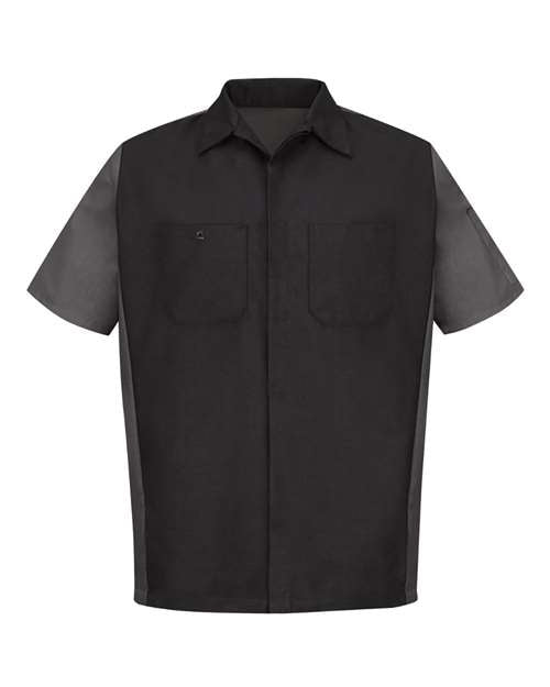 Red Kap Men's Tall Short Sleeve Automotive Crew Shirt SY20T