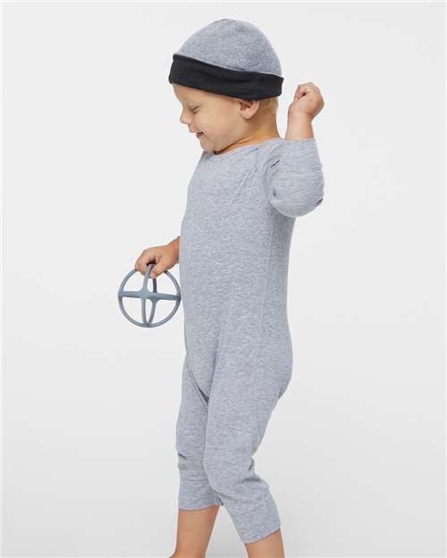 Rabbit Skins Infant Long Legged Baby Rib Bodysuit 4412