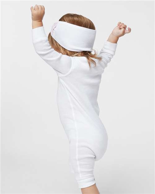 Rabbit Skins Infant Long Legged Baby Rib Bodysuit 4412