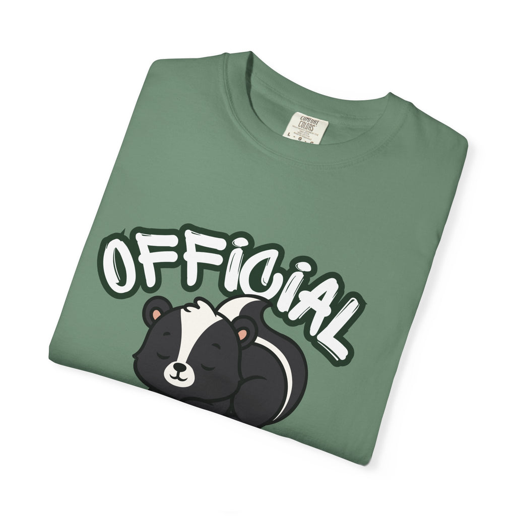 Official Nap Taker T-Shirt | Cute Sleeping Skunk Shirt | Funny Nap Lover Gift