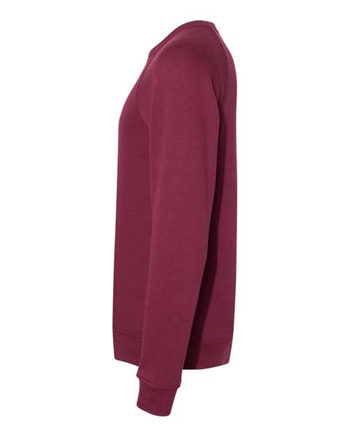 BELLA + CANVAS Unisex Sponge Fleece Raglan Crewneck Sweatshirt 3901