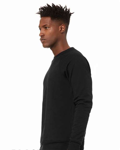BELLA + CANVAS Unisex Sponge Fleece Raglan Crewneck Sweatshirt 3901