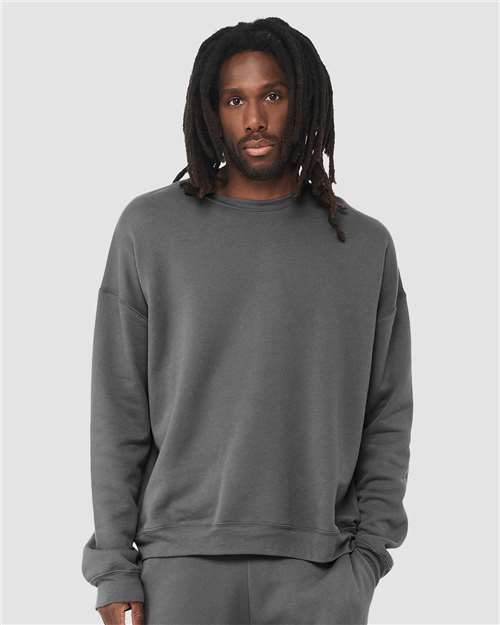 BELLA + CANVAS Unisex Sponge Fleece Drop Shoulder Crewneck Sweatshirt 3945