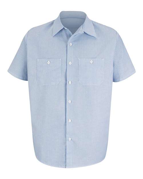 Red Kap Men's Industrial Stripe Work Shirt SL20