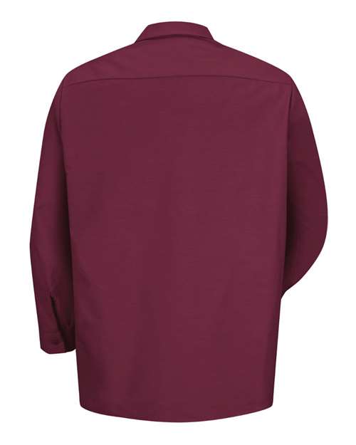 Red Kap Men's Tall Industrial Long Sleeve Work Shirt SP14T