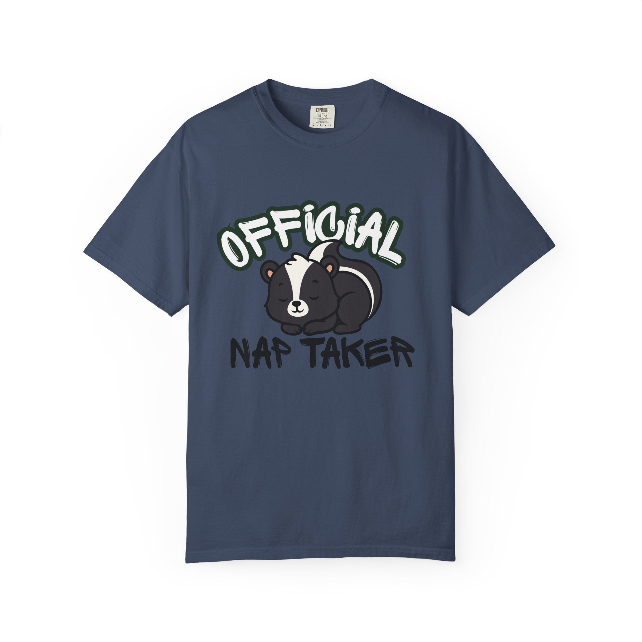 Official Nap Taker T-Shirt | Cute Sleeping Skunk Shirt | Funny Nap Lover Gift