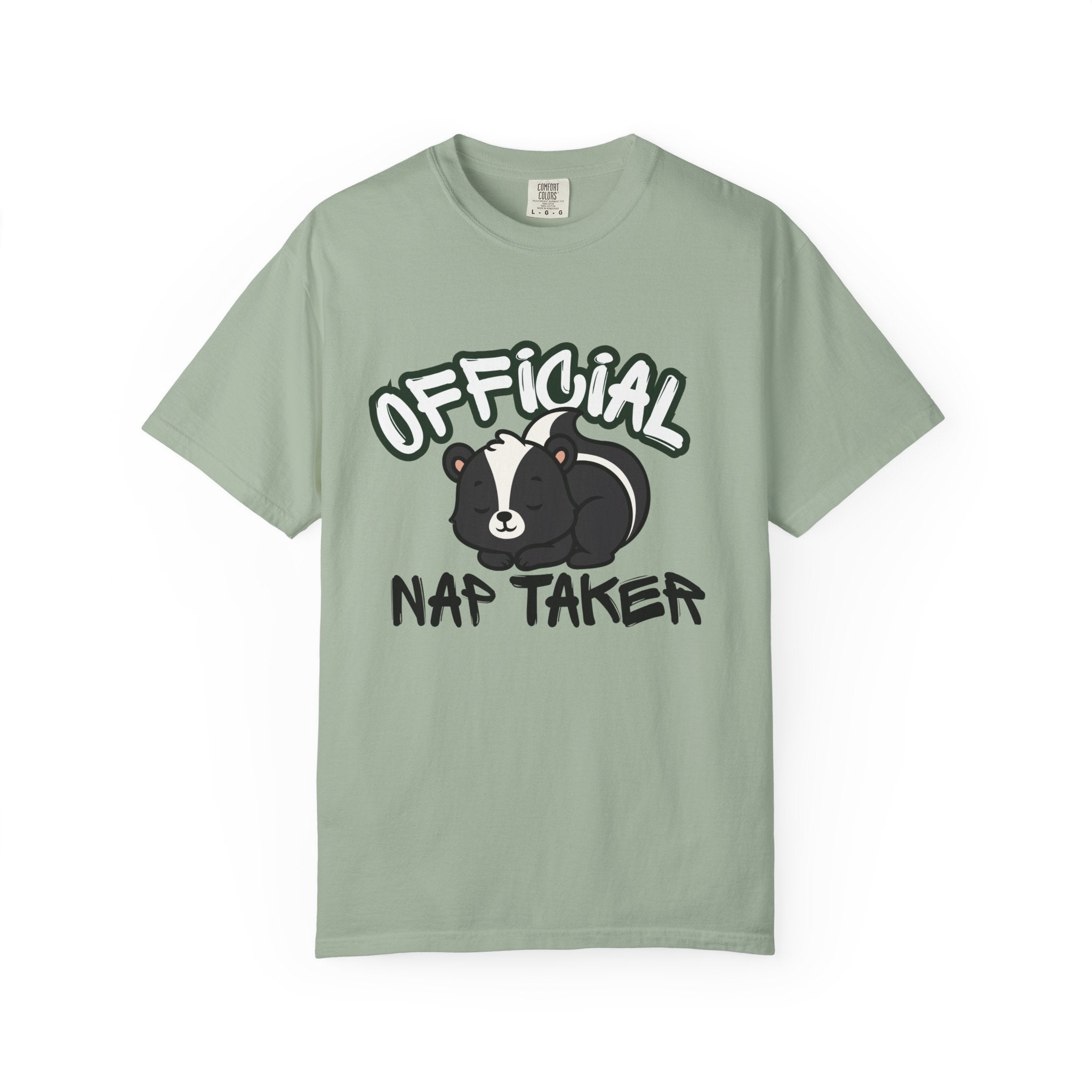 Official Nap Taker T-Shirt | Cute Sleeping Skunk Shirt | Funny Nap Lover Gift
