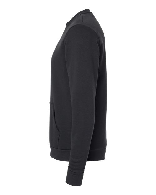 Next Level Unisex Santa Barbara Pocket Crewneck Sweatshirt 9001