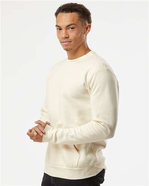 Next Level Unisex Santa Barbara Pocket Crewneck Sweatshirt 9001