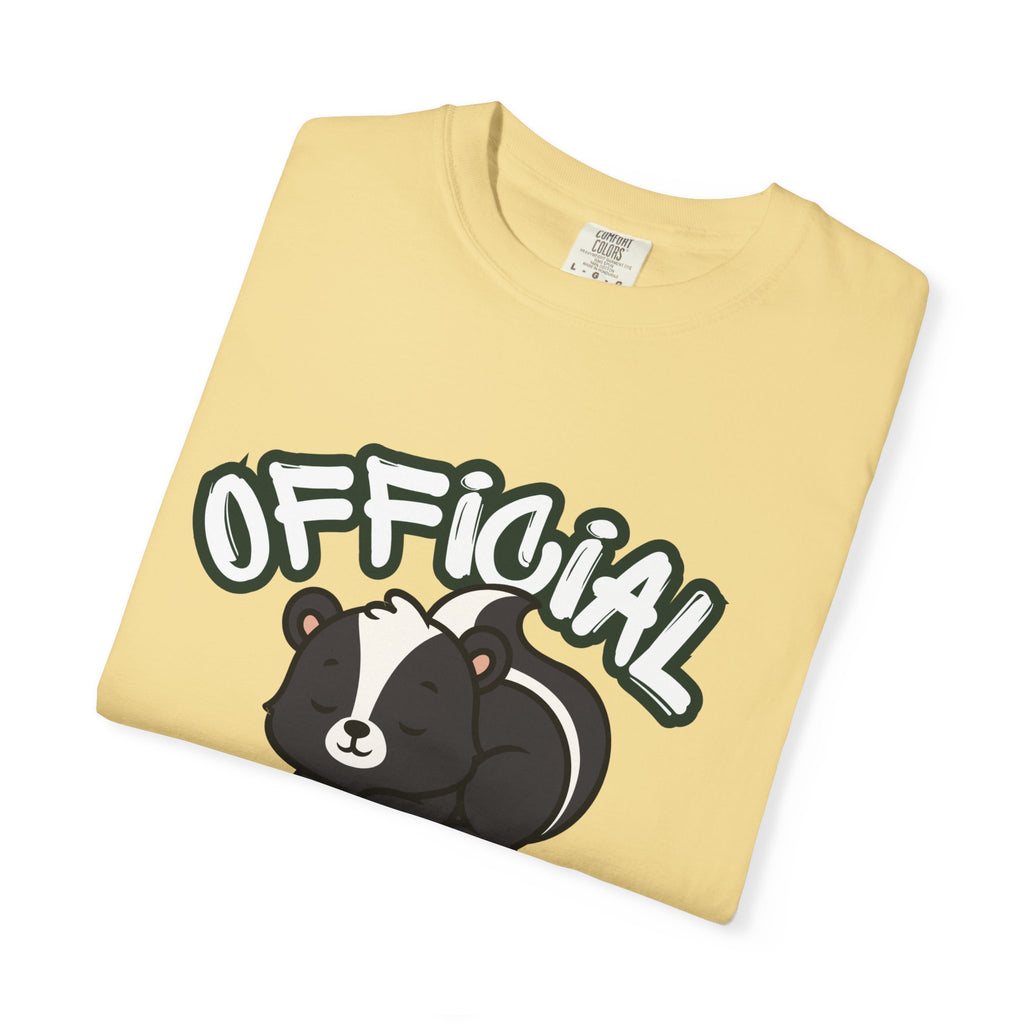 Official Nap Taker T-Shirt | Cute Sleeping Skunk Shirt | Funny Nap Lover Gift