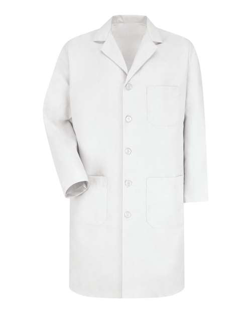 Red Kap Unisex Extended Sizes Button Front Lab Coat KP14EXT