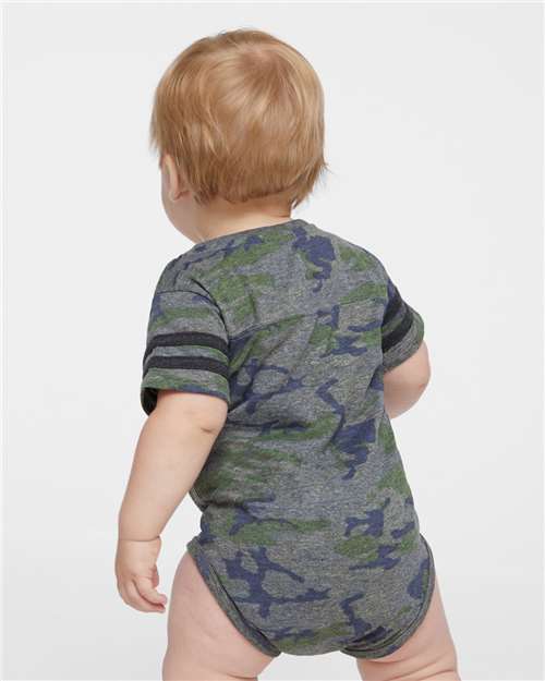 Rabbit Skins Infant Football Fine Jersey Bodysuit 4437