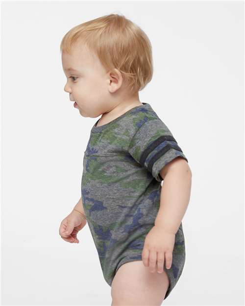 Rabbit Skins Infant Football Fine Jersey Bodysuit 4437