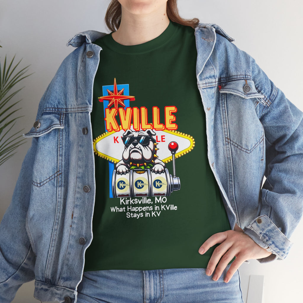 T-Shirt — Kville Retro Casino Slot Machine Graphic Tee