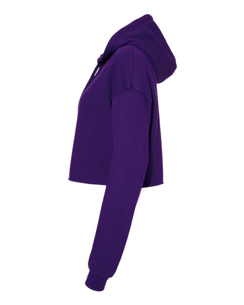BELLA + CANVAS Women's Crop Fleece Hoodie Sweatshirt 7502