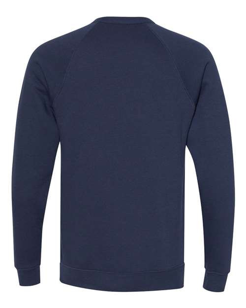 BELLA + CANVAS Unisex Sponge Fleece Raglan Crewneck Sweatshirt 3901