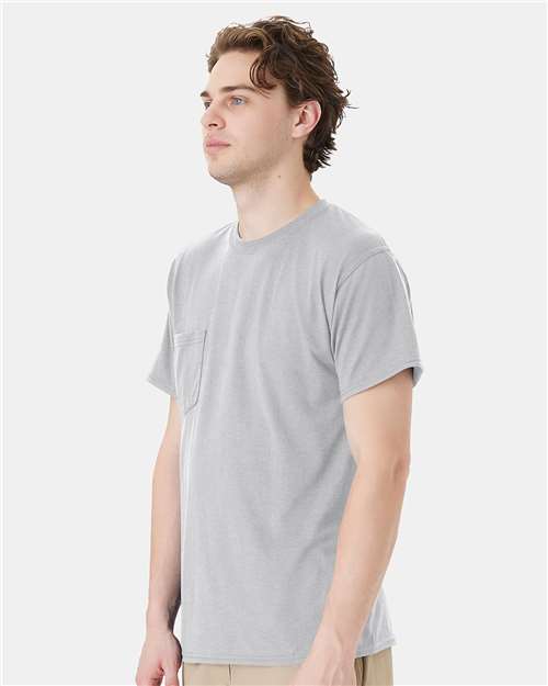 Hanes Unisex Workwear Pocket T-Shirt W110