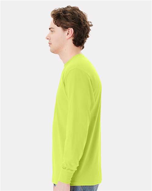Hanes Unisex Workwear Long Sleeve Pocket T-Shirt W120