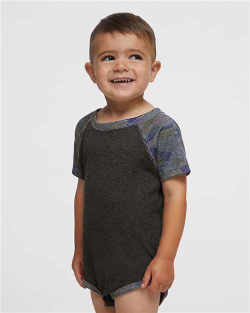 Rabbit Skins Infant Baseball Fine Jersey Bodysuit 4430
