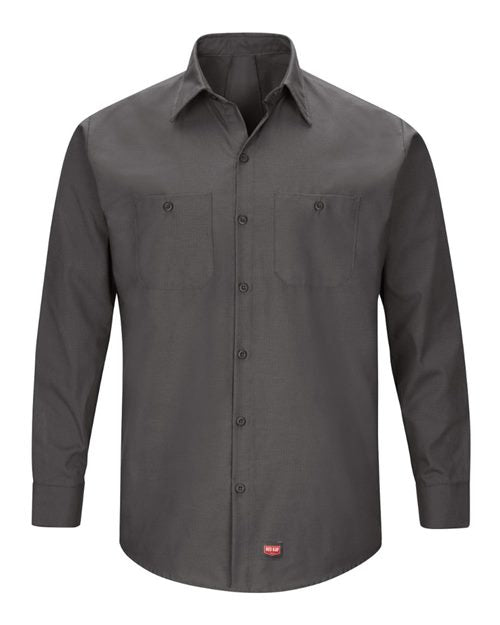 Red Kap Men's Tall Mimix™ Long Sleeve Work Shirt SX10T